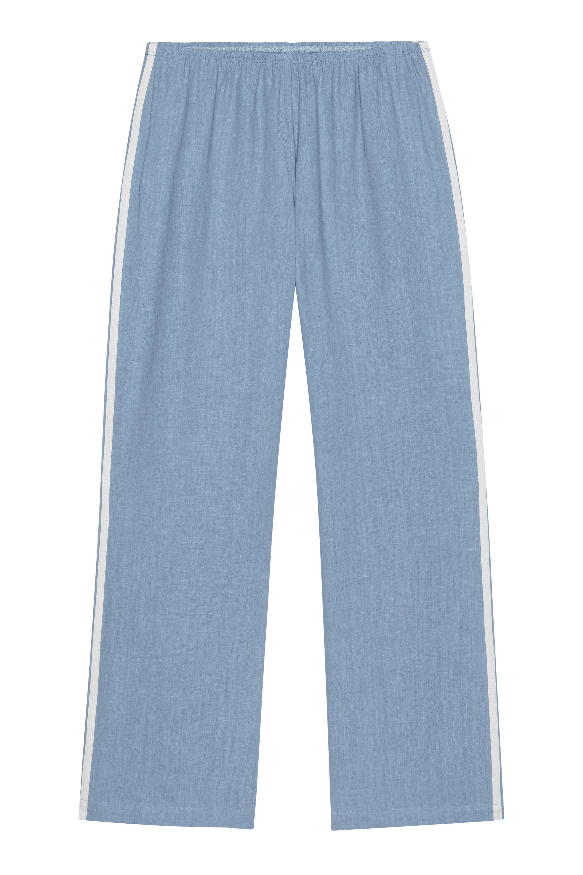 Donni The Linen Crop Racer Stripe Pant