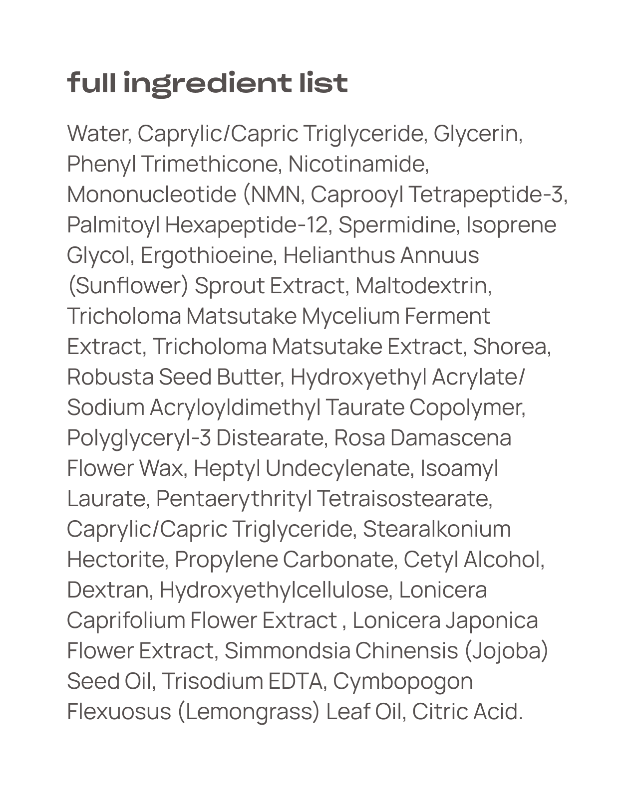 YOUTH FIRMING BODY CREAM
