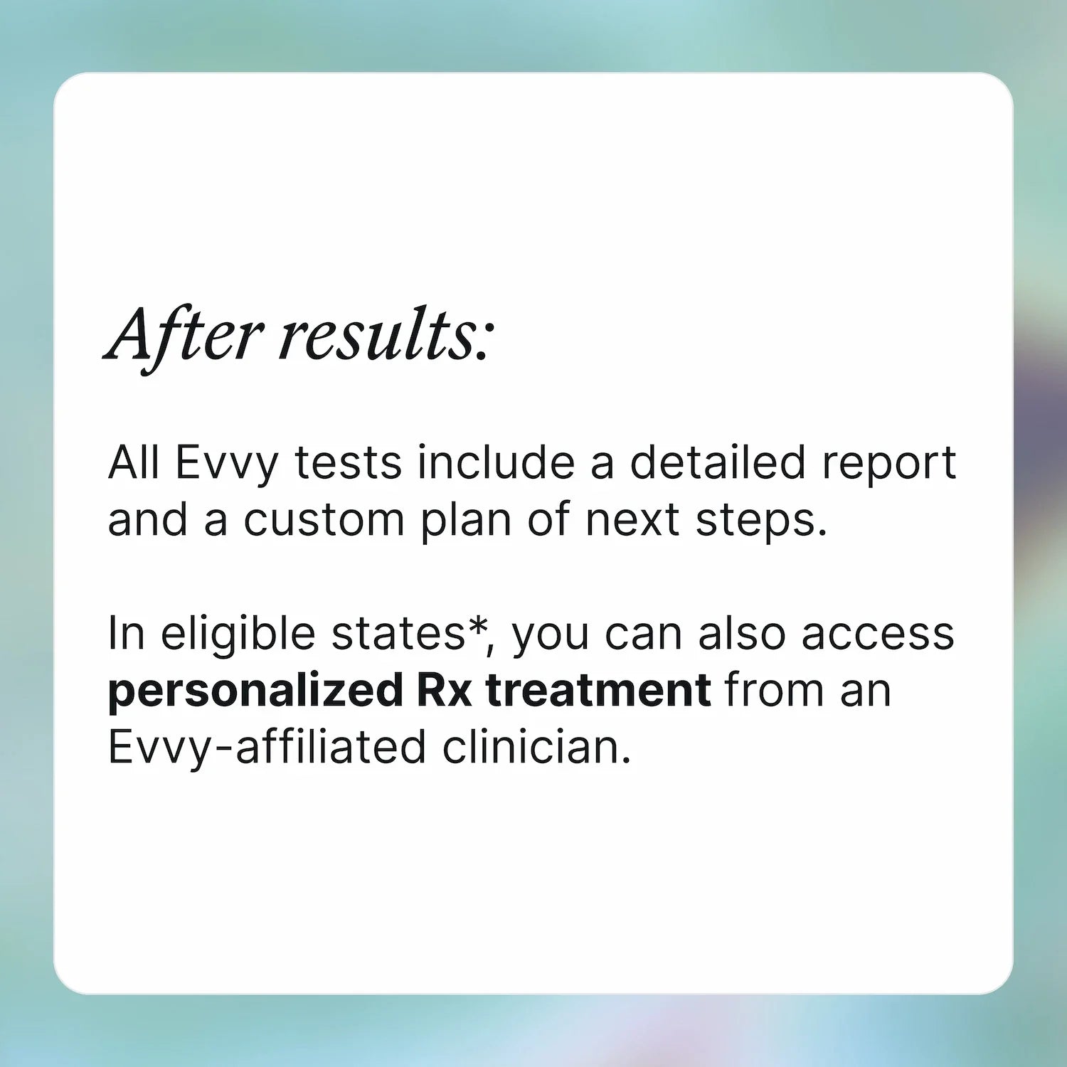 Evvy Vaginal Health Test + Expanded PCR Panel