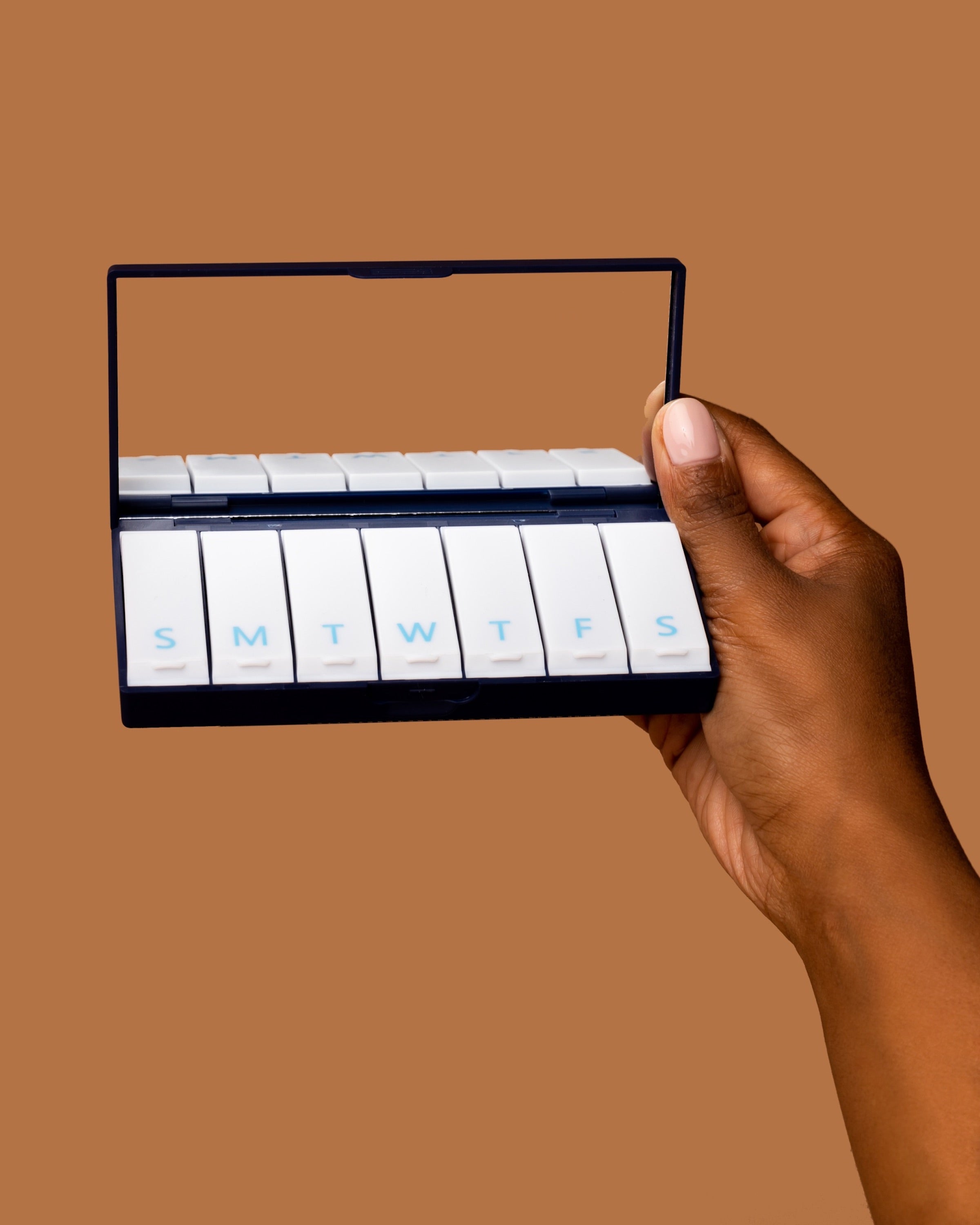 Port & Polish Navy Blue Pill Box