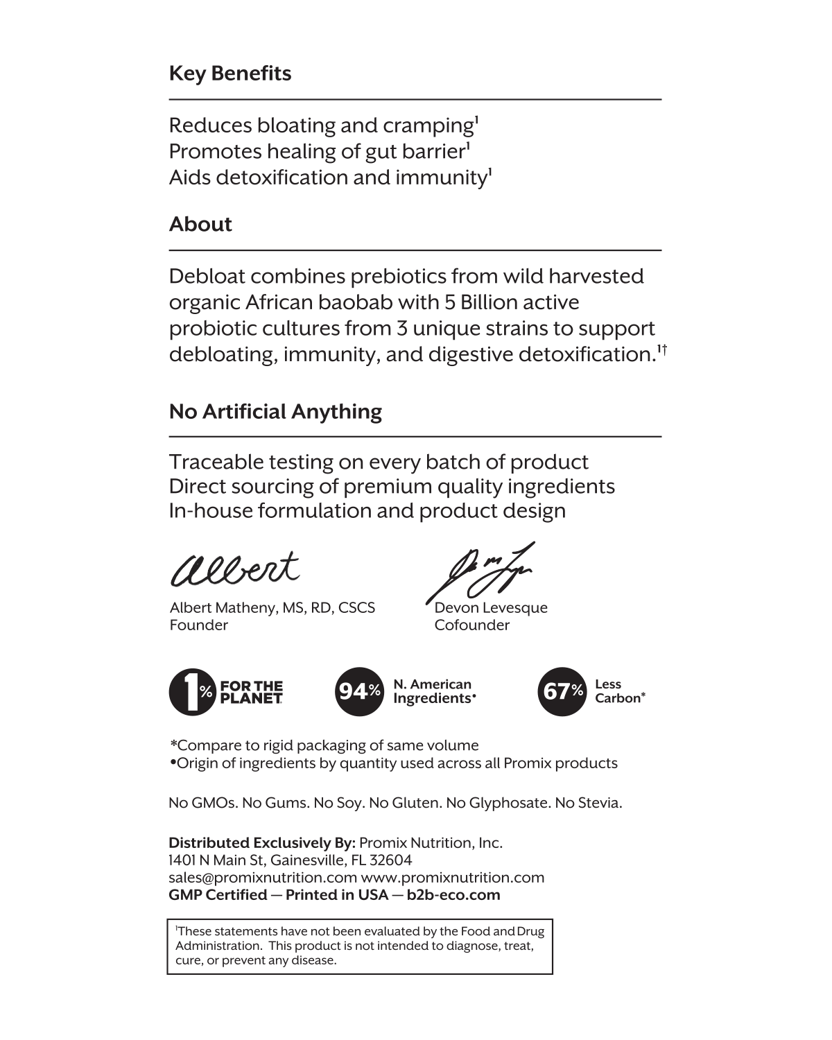 Debloat: Prebiotic + Probiotic Florida Orange