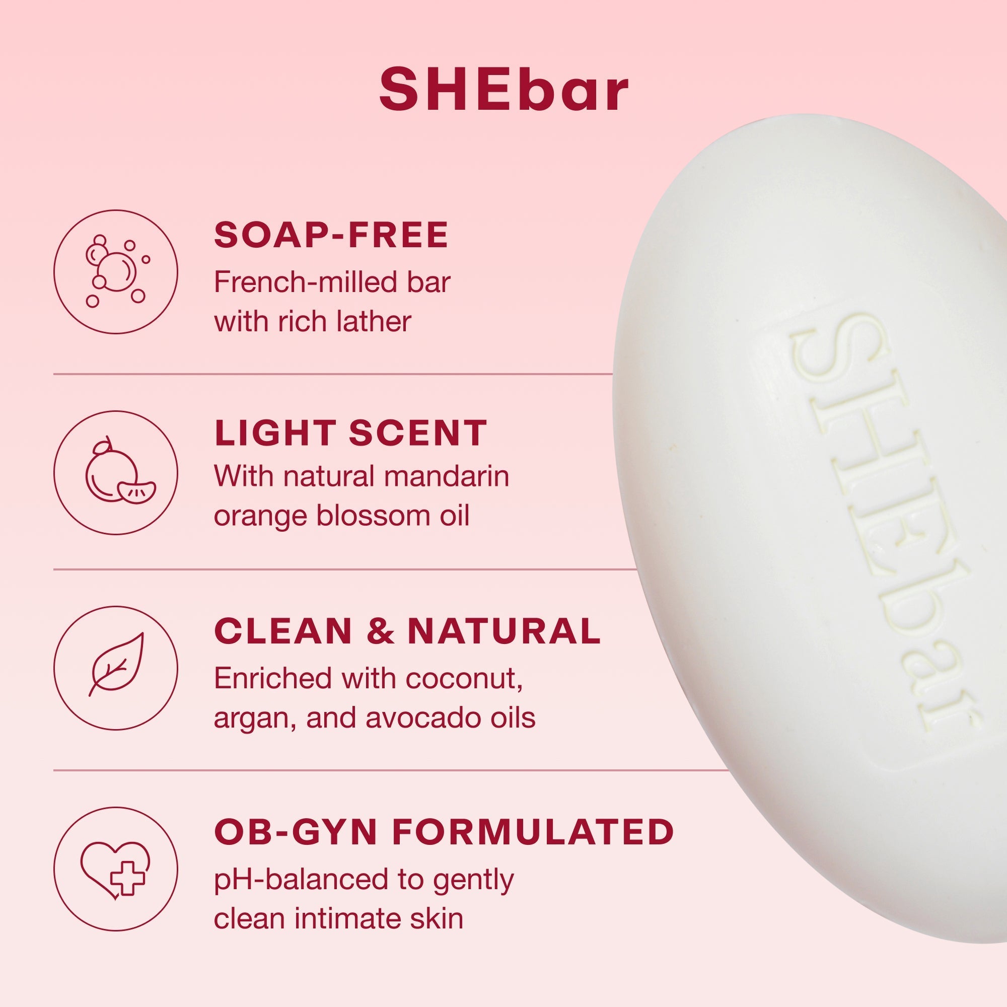 SHEbar® Set (4-pack)